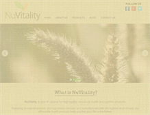 Tablet Screenshot of nuvitality.us